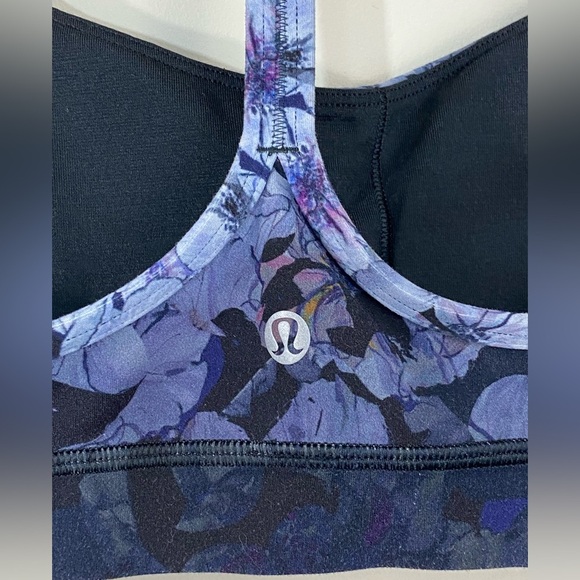 Lululemon Flow Y Nightfall Blossom Bra Size 6 - Picture 9 of 9
